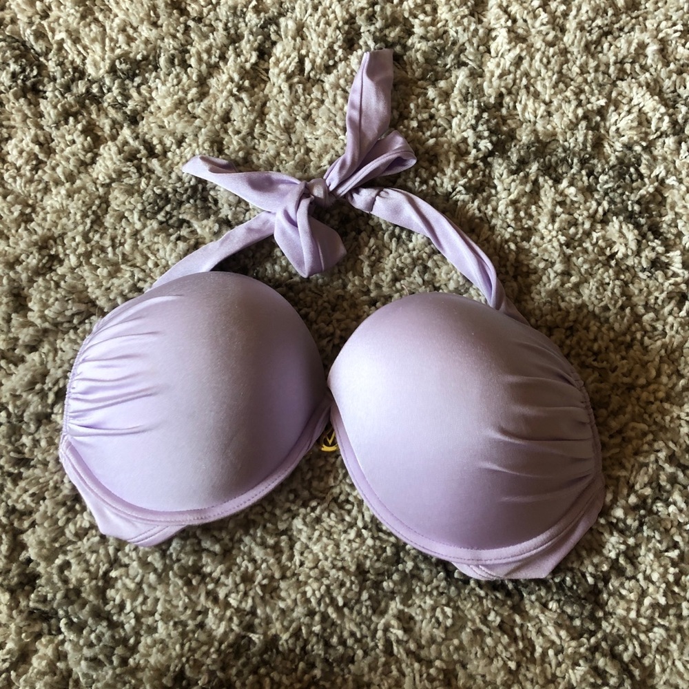 VS Lavender push up bikini top